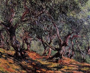 Arbres D'oliviers À Bordighera — Claude Monet