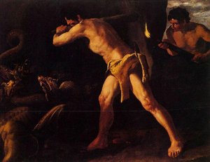 La Lotta Di Ercole Con L'idra Di Lerna — Francisco De Zurbarán