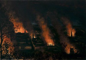 Fire Blitz On Bath — Wilfred Stanley Haines