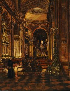 Interior Of St Paul's Cathedral, London — Joseph William Topham Vinall