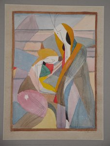 Composition With Two Figures — Hryhorii Havrylenko