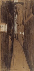 Alley In Genoa — Santiago Rusiñol