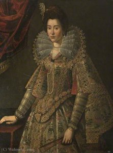 Portrait Of An Unknown Lady — Juan Pantoja De La Cruz