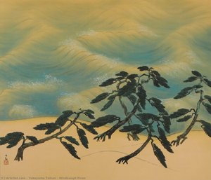 Windswept Pines — Yokoyama Taikan