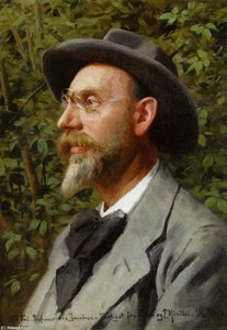 Portraet Af Professor Jacobsen — Peder Mørk Mønsted