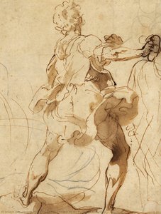 Stone-thrower For The Martyrdom Of St Vitalis — Federico Fiori Barocci