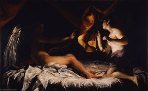 Italian Amore E Psiche Cupid And Psyche — Giuseppe Maria Crespi