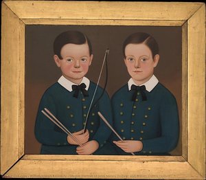 Double Portrait Of John Somes Dolliver And William Collins Dolliver — William Joseph Kennedy
