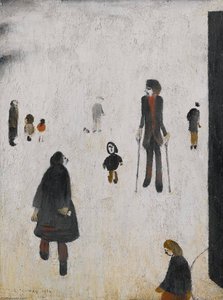 Figures In A Park — Laurence Stephen Lowry