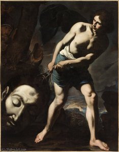 David With The Head Of Goliath — Andrea Vaccaro