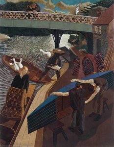 Swan Upping At Cookham — Sir Stanley Spencer