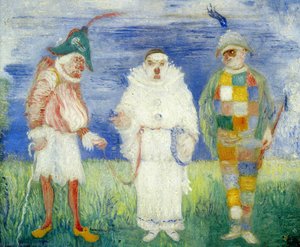 L' Arrestation De Pierrot — James Ensor