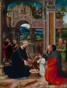 The Adoration Of The Shepherds — Adriaen Isenbrant