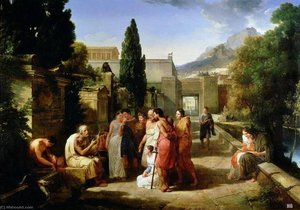 Homer Singing His Iliad At The Gate Of Athens — Гийом Гийон-летьер