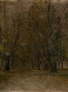 Sketch Of An Alley — László Mednyánszky