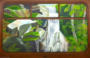 View From A Railway Carriage Tanygrisiau Waterfall — Anna Todd