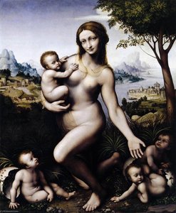 Leda And Her Children — Giovanni Pietro Rizzoli