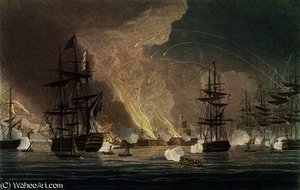The Bombardment Of Algiers By The Royal Navy, — Thomas Whitcombe