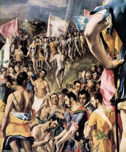 El Martirio De San Mauricio (detalle) — El Greco