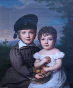 Deutsch Portrait Arnold Otto Meyer Und Anna Meta Meyer — Friedrich Carl Gröger