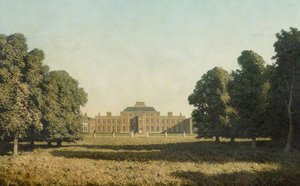 View Of The North Facade, Wimpole Hall, Cambridgeshire — Algernon Cecil Newton