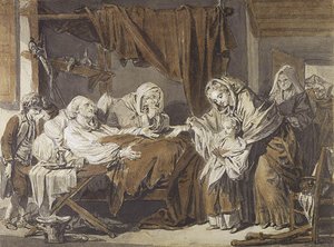 The Charitable Woman — Jean-baptiste Greuze