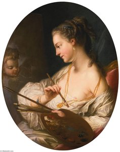 Allegory Of Painting — Charles-andré Van Loo