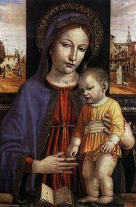 Virgin And Child — Ambrogio Da Fossano (ambrogio Bergognone)