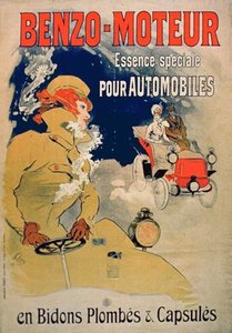 Poster Advertising 'benzo-moteur' — Jules Chéret