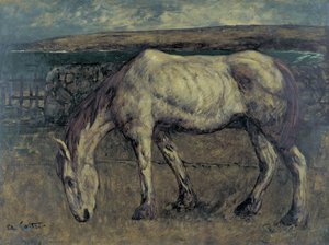 Old Horse In The Wasteland — Charles Cottet