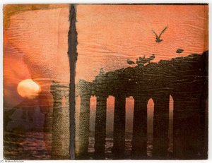 Untitled (birds, Columns, Sunset) — Џозеф Корнел