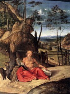 St Jerome In The Wilderness — Lorenzo Lotto