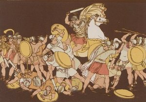 P Decius Mus Devoting Himself For His Country — Bartolomeo Pinelli