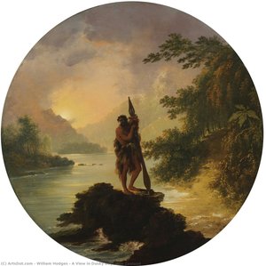 A View In Dusky Bay, New Zealand — William Hodges