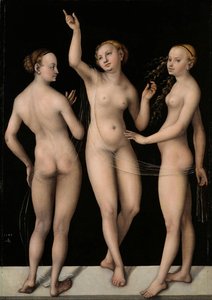 Le Tre Grazie — Luca Cranach Il Vecchio