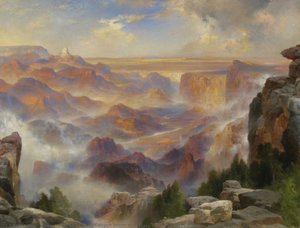 Scène Du Grand Canyon À L'extrémité Est Du Canyon — Thomas Moran