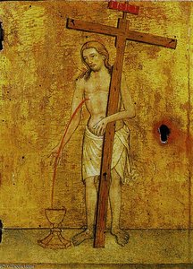 Effusio Sanguinis, Tempera Su Tavola Del Secondo Decennio Del Xv Secolo, Opera Di Lippo D'andrea — Lippo D'andrea Di Lippo