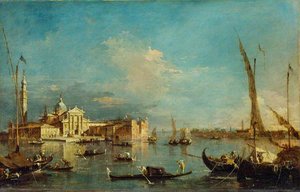 Venice San Giorgio Maggiore With The Giudecca — Francesco Lazzaro Guardi