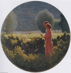 Lovers Walking — Giuseppe Pellizza Da Volpedo