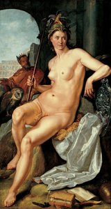 Minerva — Goltzius, Hendrick