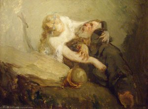 The Temptation Of St. Anthony — Jean-françois Millet