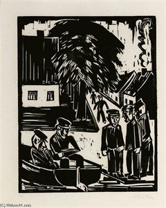 Fischer Am Ufer — Hermann Max Pechstein