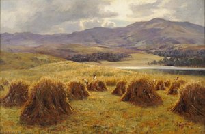 Haymaking In The Scottish Countryside — Duncan Cameron