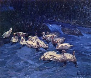 Wild Geese — George Benjamin Luks