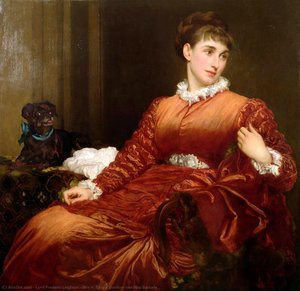 Mrs H. Evans Gordon, Née May Sartoris — Sir Frederic Lord Leighton