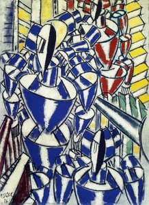 The Exit Of The Russian Ballet — Fernand Léger