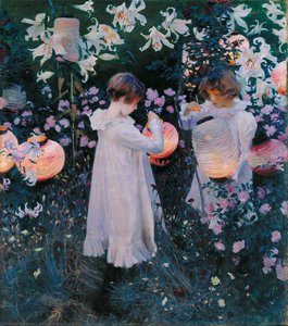Coquelicots, Lys, Lys, Rose — John Singer Sargent