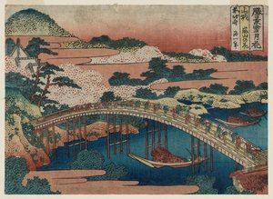 嵐山桜絵巻 — 葛飾北斎 (katsushika Hokusai)