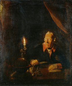 Friedrich Der Große Am Schreibtisch — Johann Heinrich Christian Franke