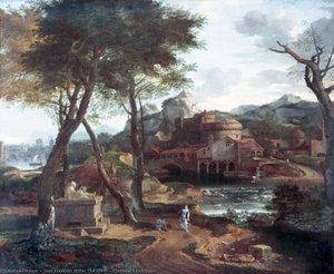 Classical Landscape — Jean François Millet The Elder